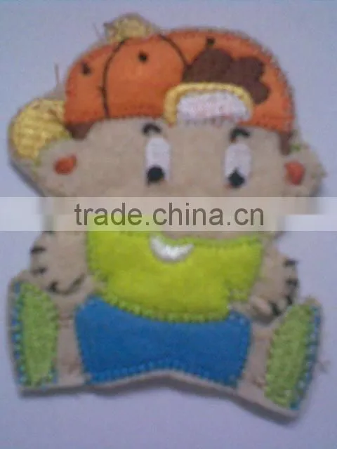 14081812 christmas wall decoration/self adhesive felt/felt sticker
