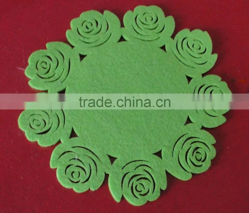 polyester felt coaster, cup felt coaster, glass felt coaster