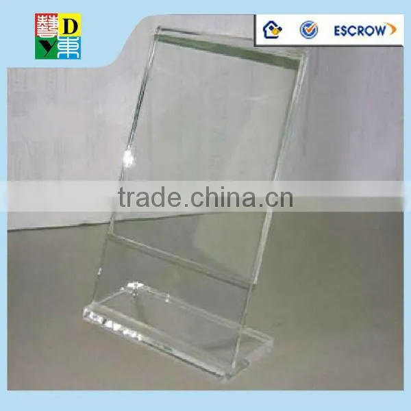Hot sale of acrylic desk sign holder from china supplier
