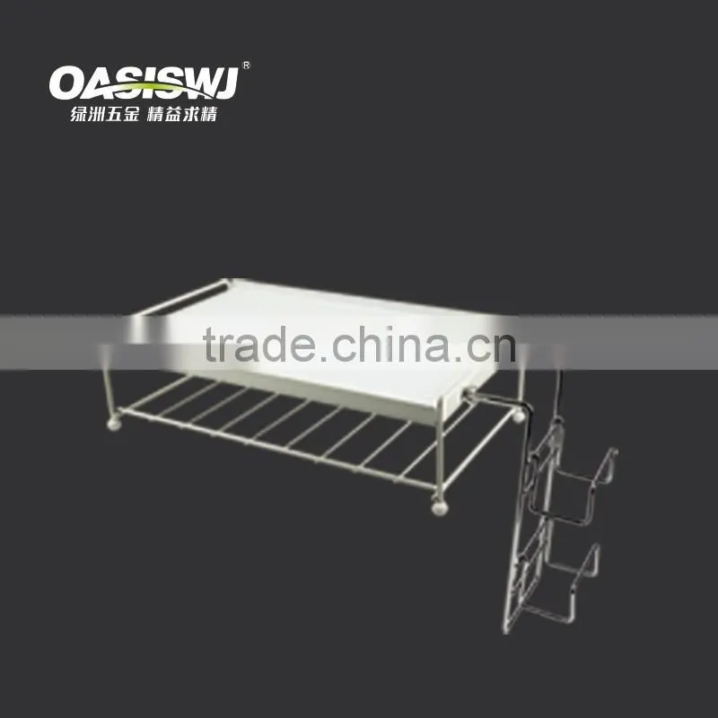 microwave oven storage shelf