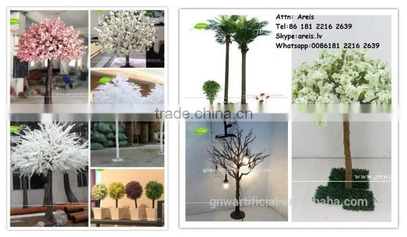 decorative indoor pink flower artificial cherry tree sale for wedding decoration BLS030 GNW