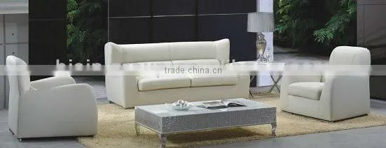 Bisini Genuine Leather Hotel Corner Sofa Set BG90489