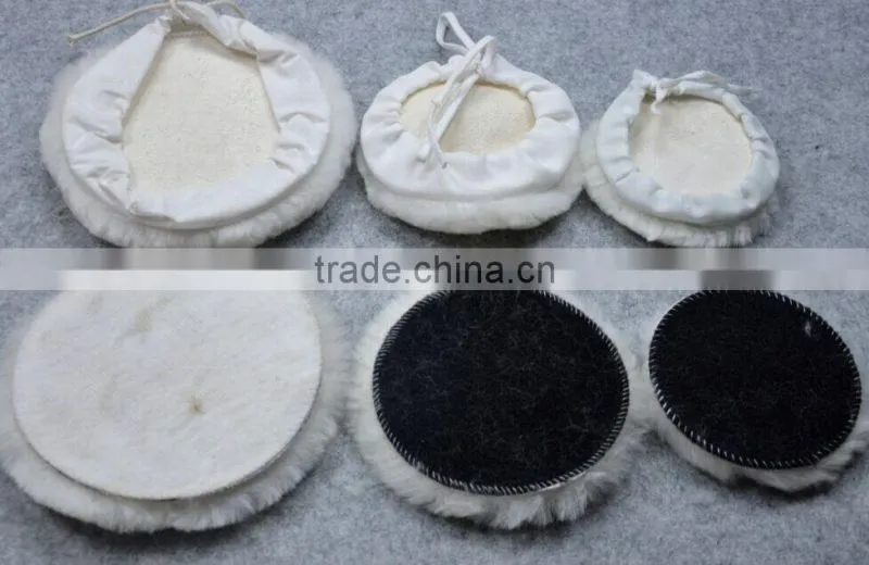 Professional buffing pad wool polishing pad for car wax with CE certificate