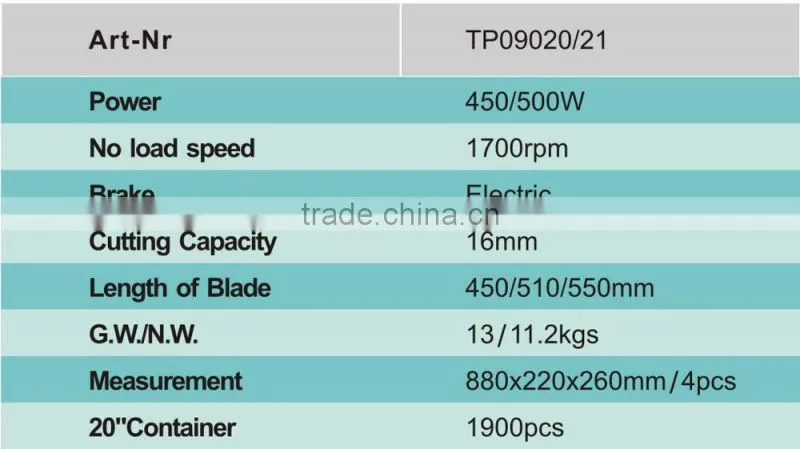 TP09020 Garden tool green Hedge Trimmers with long blade