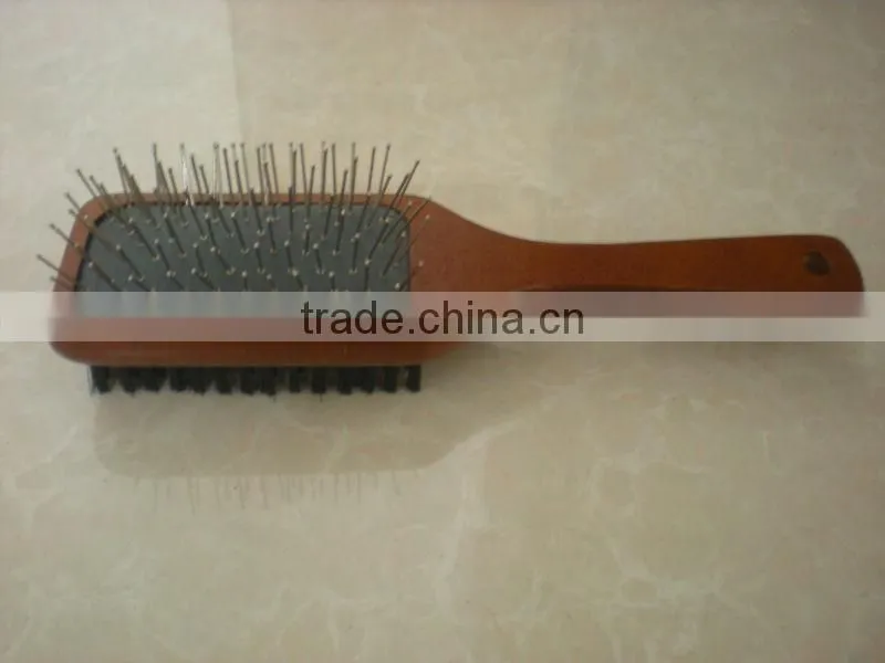 Double side pet grooming brush