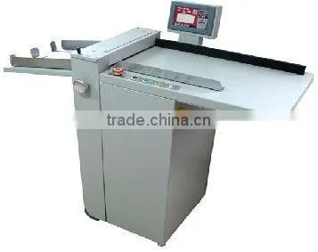 4000 sheets per hour 6 custom Program Crease up to 400 GSM (120lb.cover) Up to 10 creases in one pass china creasing machine