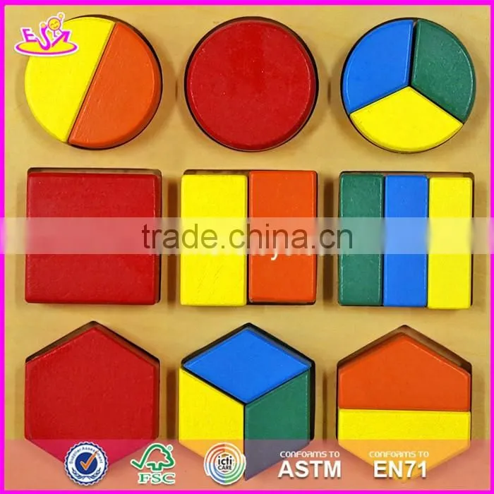 2017 New design toddlers preschool wooden montessori toys for 3 year old W12F003