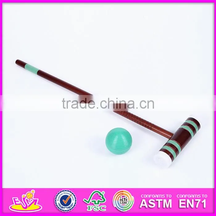 2016 funny 6 player children wooden croquet for outdoor sports and garden game W01A170