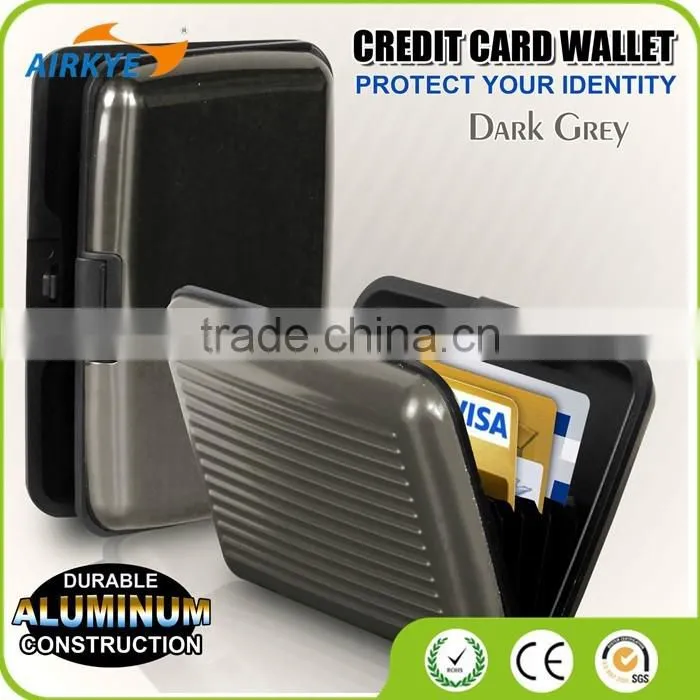 Aluminium Metal Pocket Business Credit Card Wallet Holder Case Box