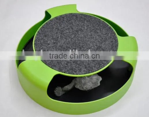 New design mouse round circuit and durable cat scratcher,cat toy