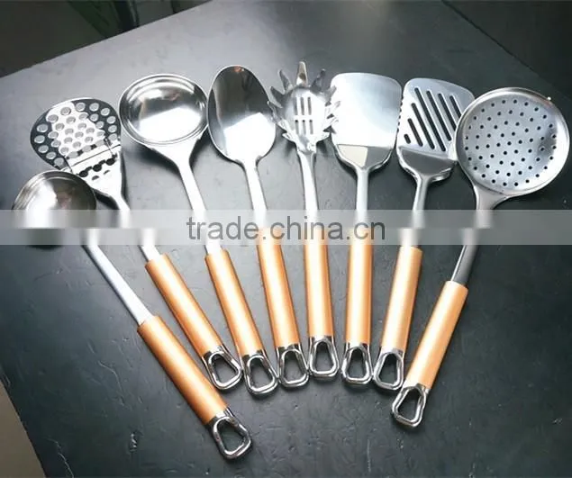 33060 stainless steel Kitchen Cooking Utensils with cover handle