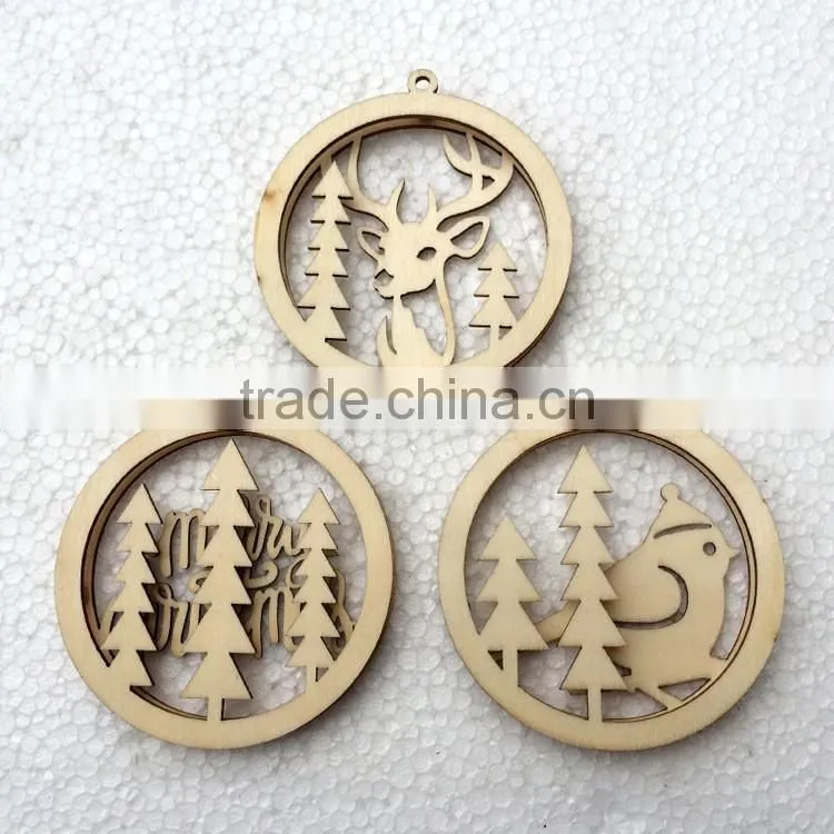 3pcs/set Colorful Round Christmas Decorating Christmas Tree Hanging Stocking