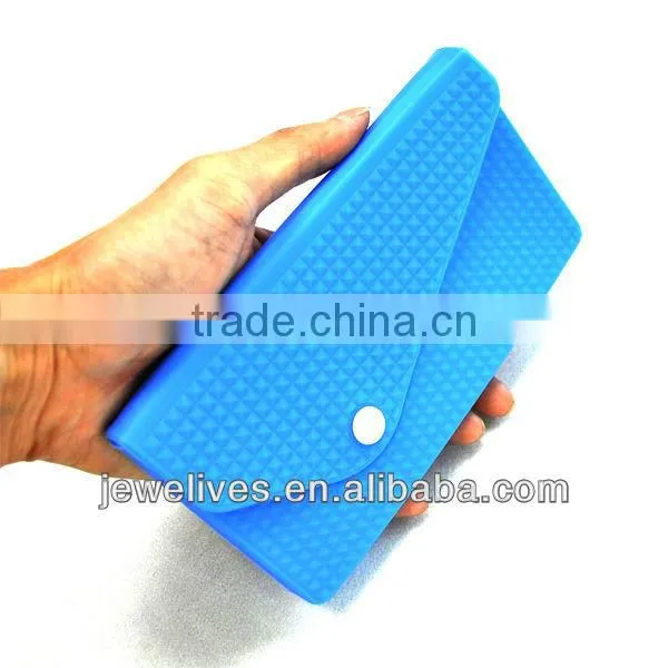 Hot sale Waterproof Makeup Silicone Wallets for Women