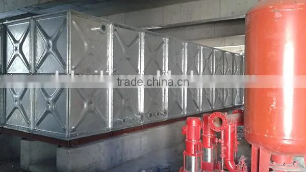 The best price!! raw material steel channel galvanized steel water storage tank