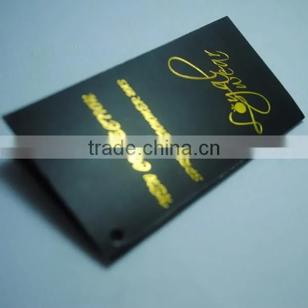 2017 hot sale high quality customized paper swing tags hang tags for jeans