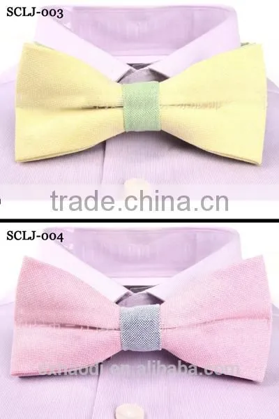 HD-T127 New fashion classic polyester colorful custom bow tie