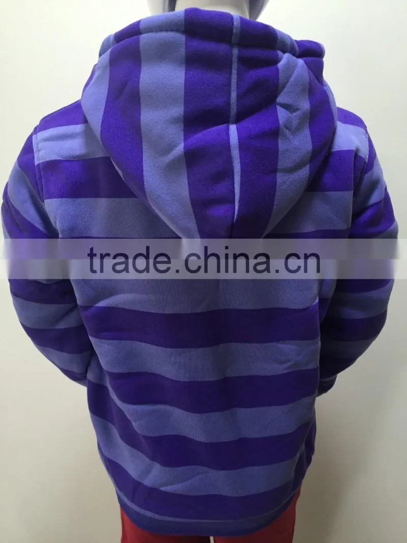 100% Polyester sherpa lined boy outdoor jacket