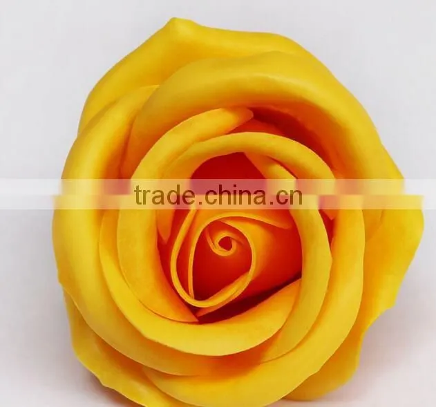 Cheap valentine's day gift artificial solid color soap flower in bulk