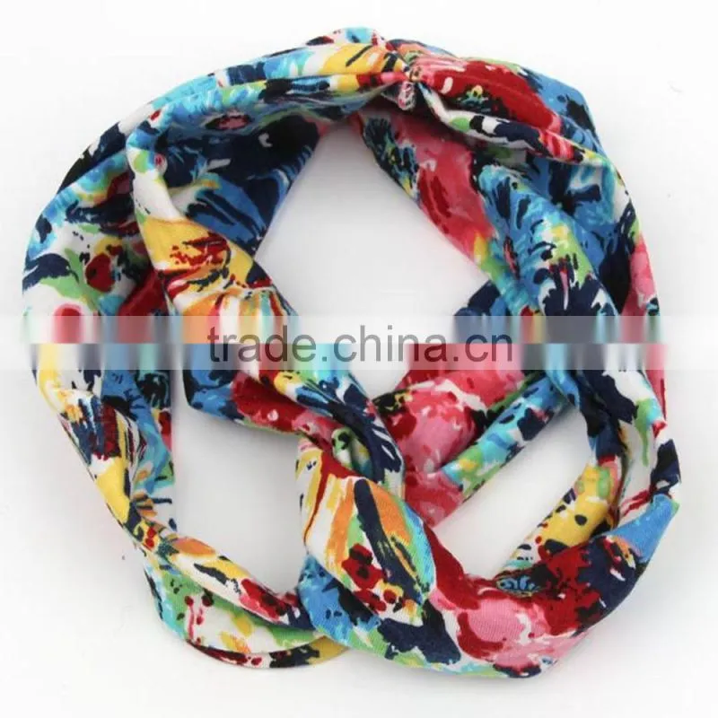 Fashion Women's Printed Headbands,Cotton Headbands