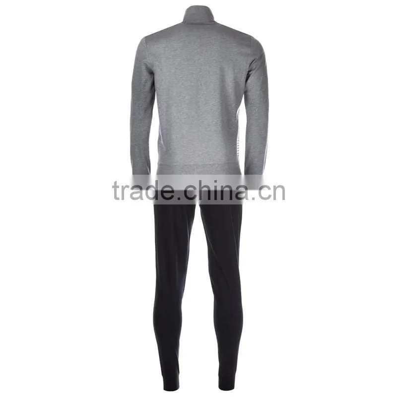 Wholesale Nylon Sport Man New Design Gray White Blue Track Suit