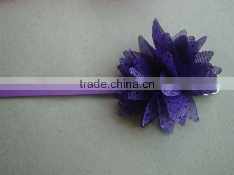 Fashion cute baby girls skinny belt with flowers