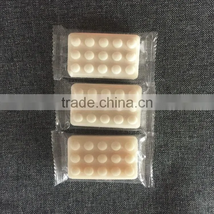 white hotel massage bath soap