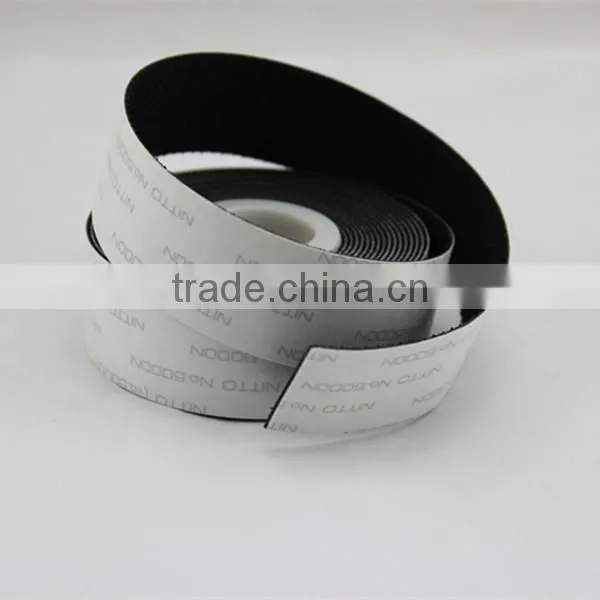 10-150mm Industrial hook and loop fastener with adhesive backing