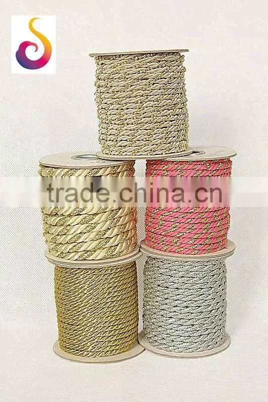 rayon twist cord for decoration