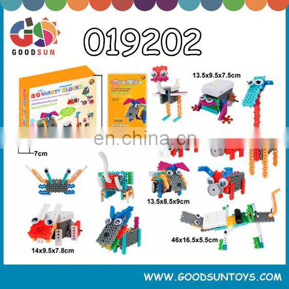 Educational plastic R/C toys for kids R/C car building blocks toys sets for sale