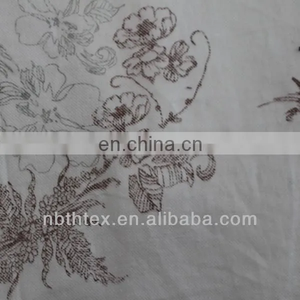 100% cotton flower printed fabric