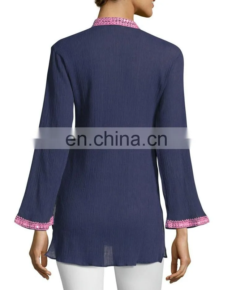 india wholesale cotton embroidered tunic