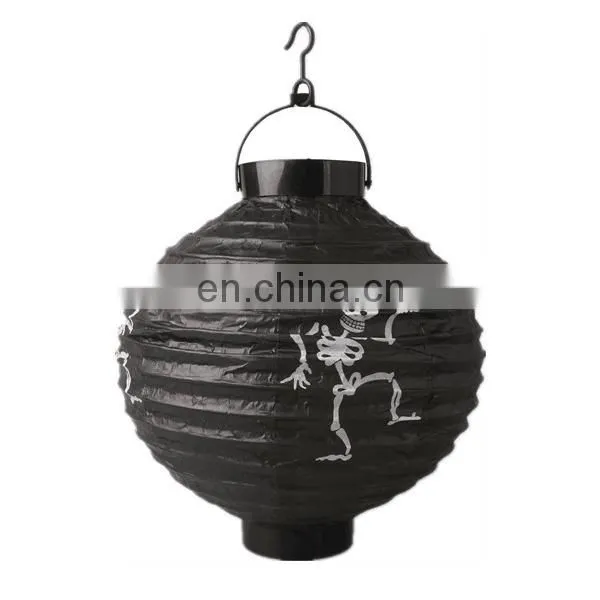 Halloween party decoration paper lanterns and paper spide banner kits