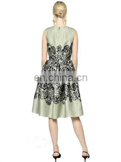 2015 embroidery designs sleeveless dresses
