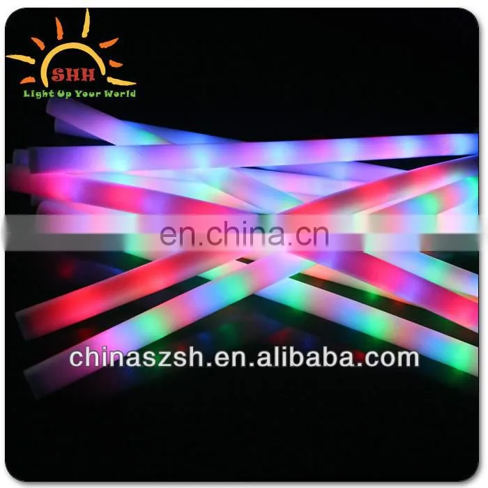 battery operated LED glowing swimming pool foam floats sticks
