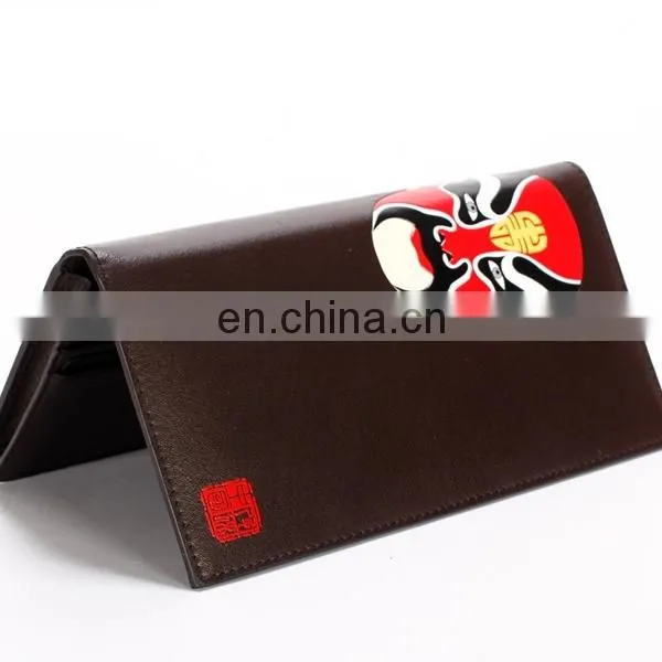 NEW UNIQUE CHINA CULTURE FEATURE CUSTOM PRINT LEATHER WALLET