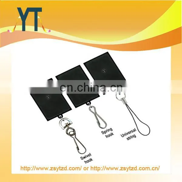 Pure Black Colour Rectangle Badge Reel