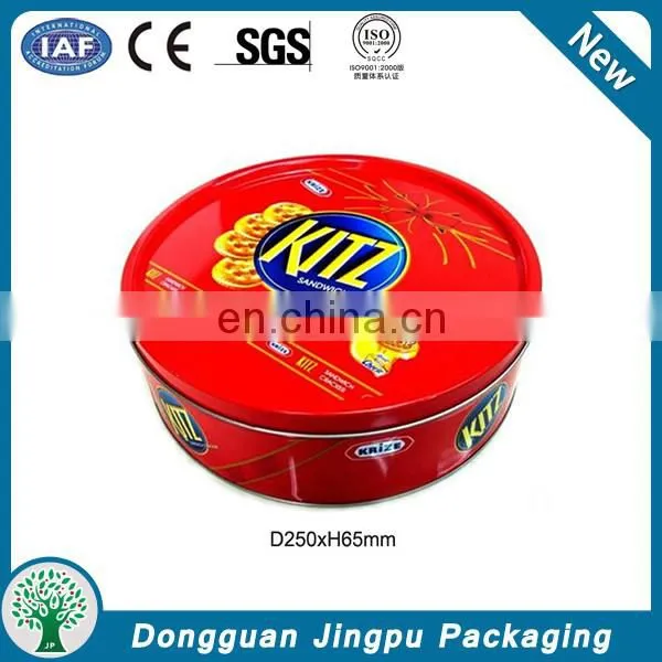 Blank customized aluminum round tin box