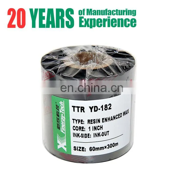 Thermal Transfer ribbon for print barcode ribbon 110mm*90m with 1/2 Inch core