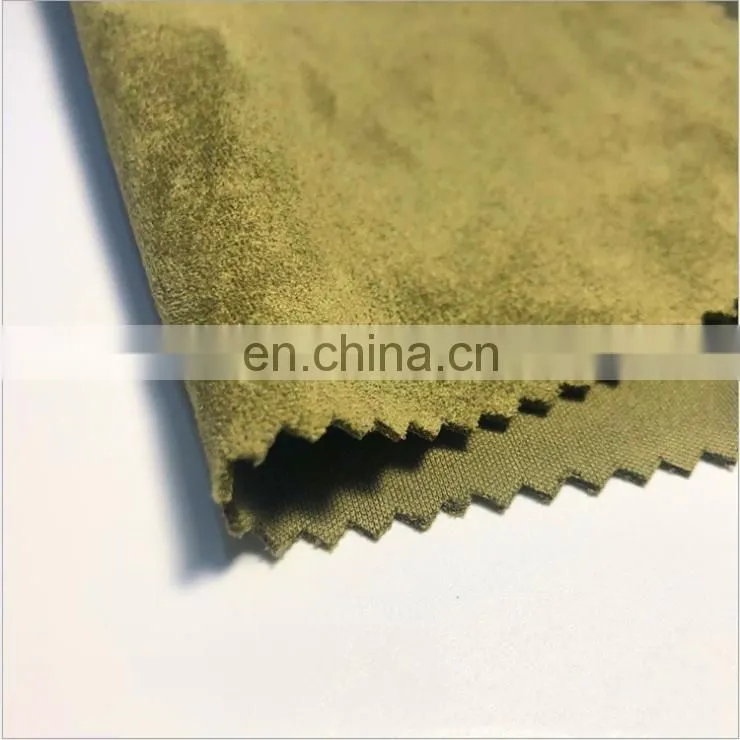 High Quality wrap Suede Knit Fabric Coat Fabric