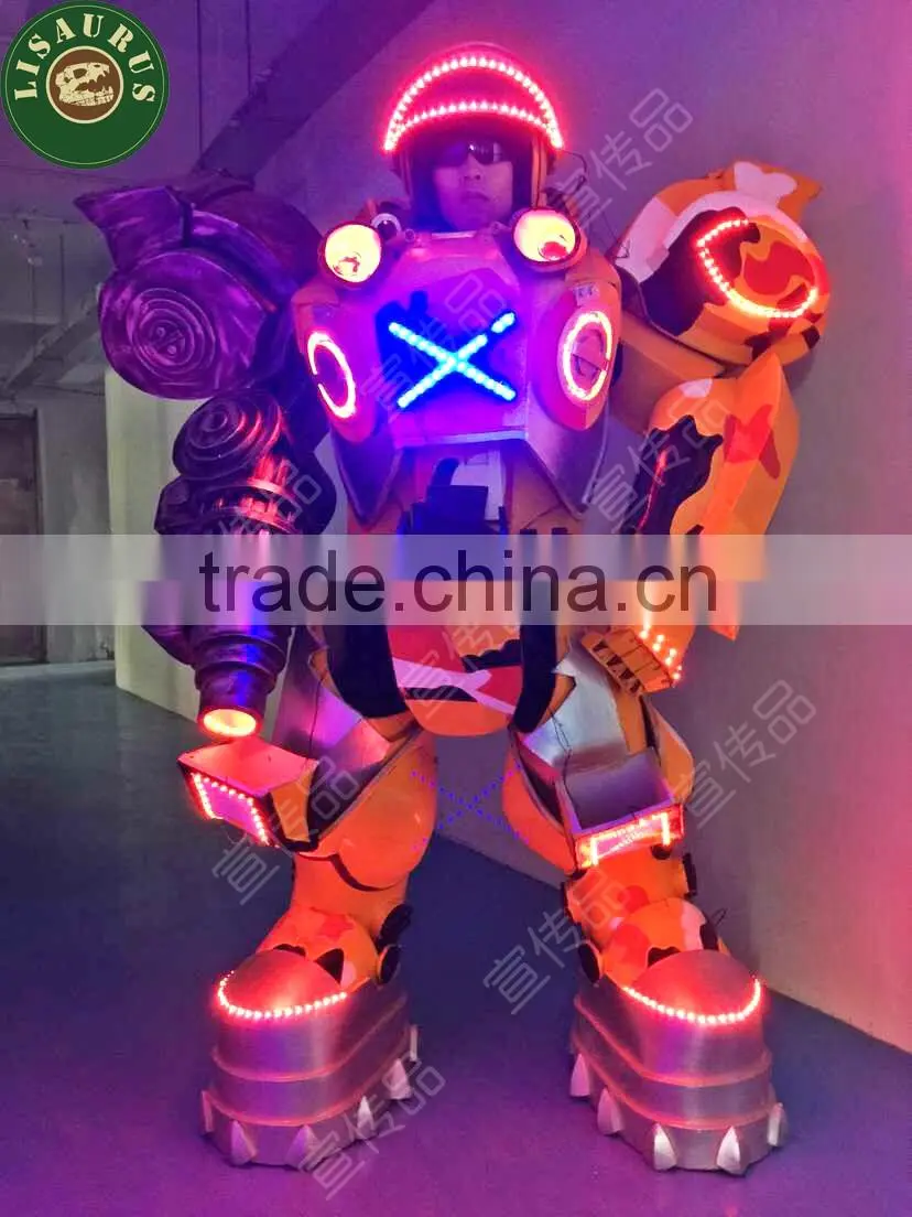 Lisaurus-Da junli hot sell Mechanical Robot costumes, Group 6