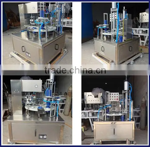 rotary mayonnaise sauce/jelly cup automatic filling and sealing machine