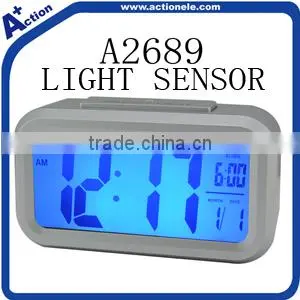 Sound Controlled Digital LCD Alarm Clock