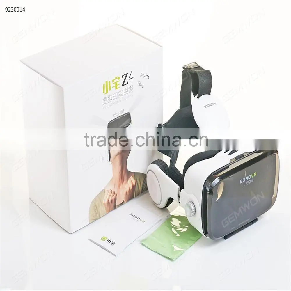 2016 Professional xiaozhai Z4 earphone Virtual Reality 3D Glasses For 4~6''inch White