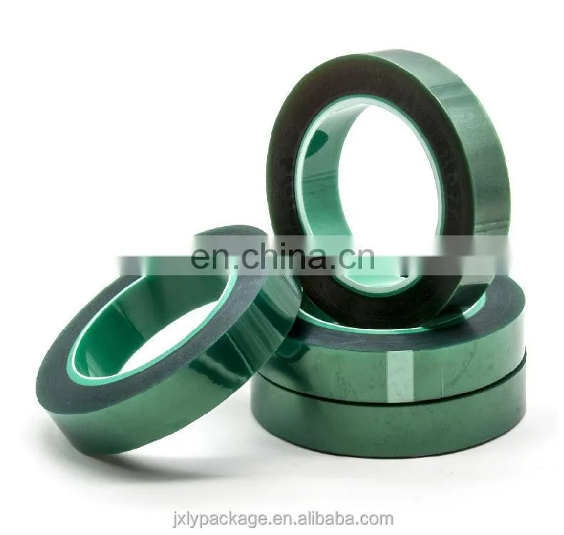 Silicone Pressure Sensitive Adhesive Green PET High Temperature Masking