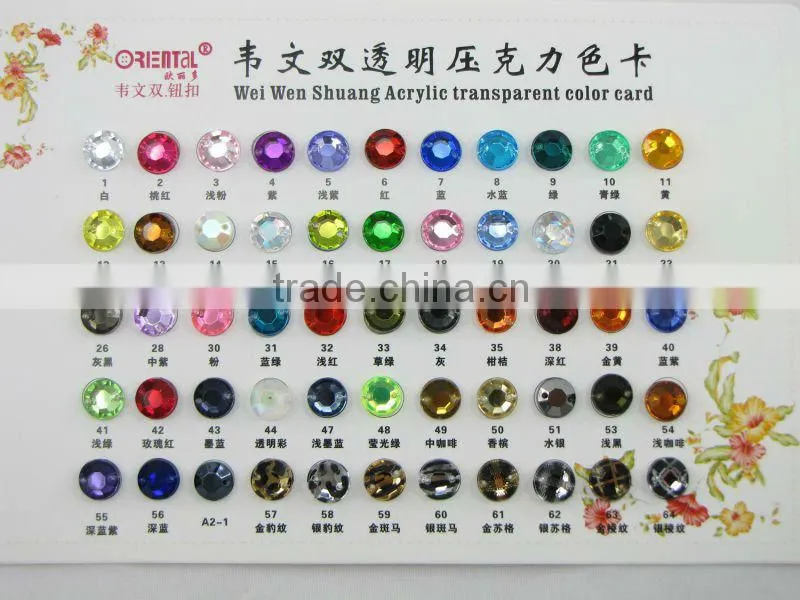 ROUND ACRYLIC STONE WITH 2H