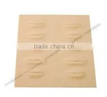 Hot sale makeup rubber 3D tattoo practice skin