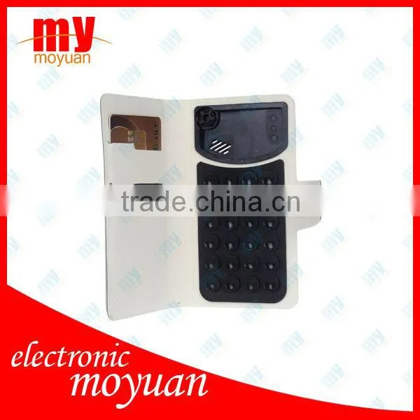 Wholesale Fashion Folio Wallet PU Leather Case With Sucker Inside Cover For Samsung Galaxy SIIII S4 i9500, Mix Color