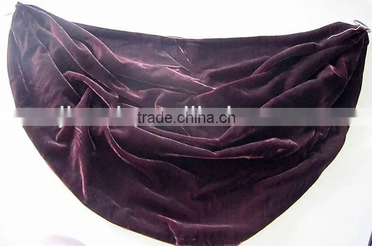 cotton embroidery fabric shower curtain valance for hallowmas