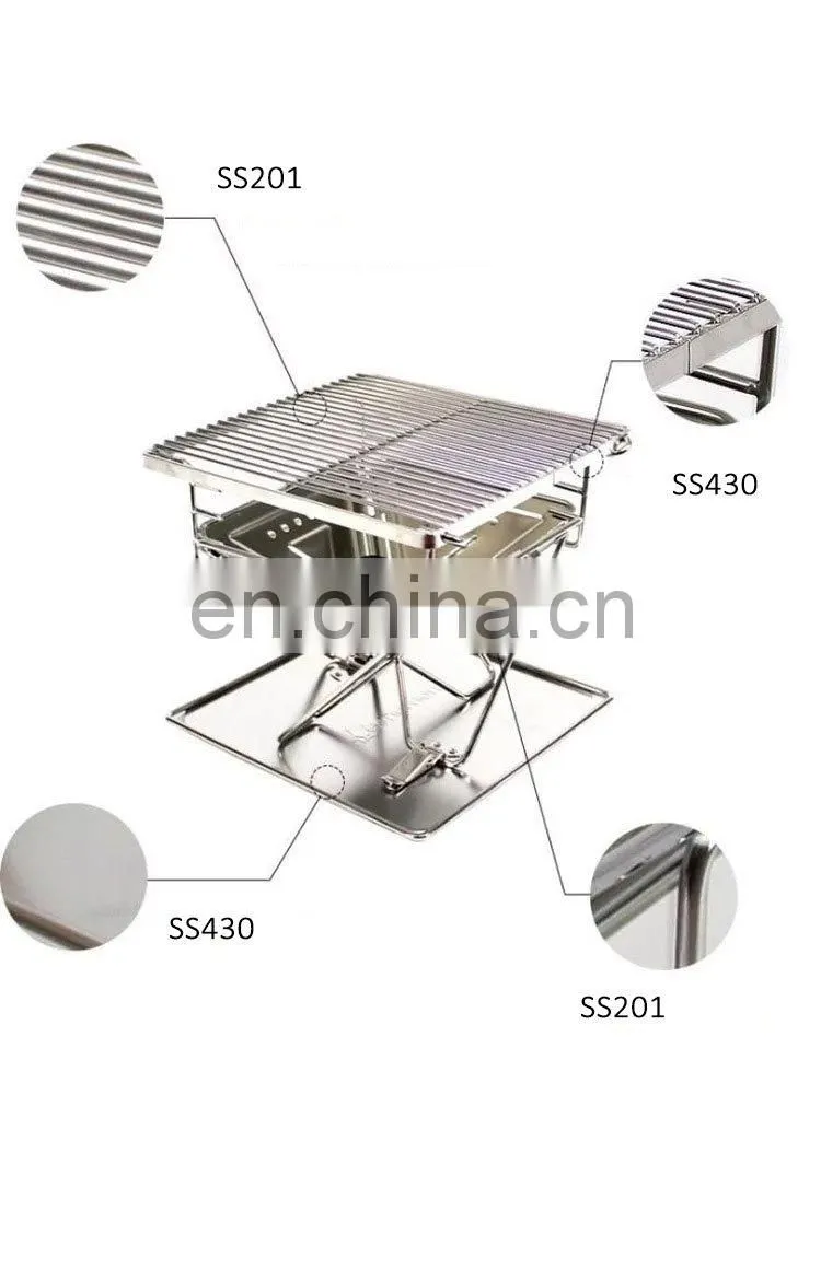 Outdoor Charcoal BBQ Grill balcony bbq grill vertical bbg grill