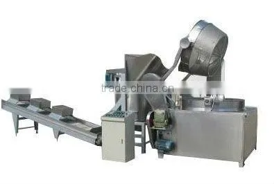 semi-automatic frying line for nuts cashew nuts beans